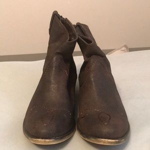 Brown booties